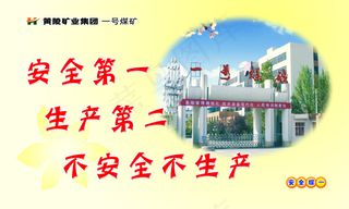 煤矿安全展板