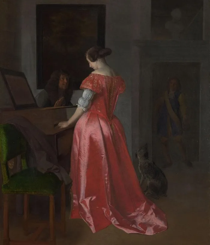 高清油画人物图片