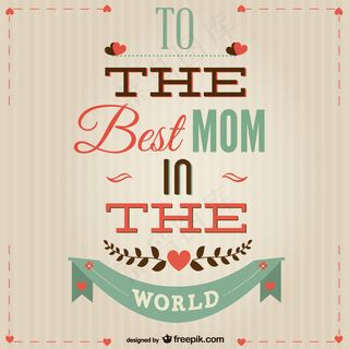 怀旧母亲节贺卡