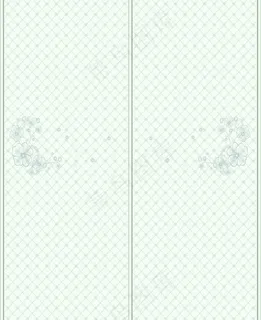 矢量梦幻小花移门 灰色