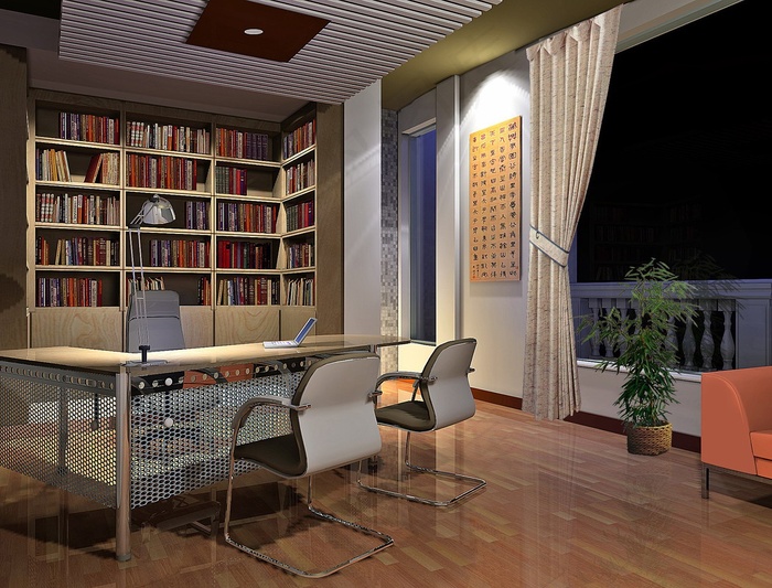 书房装修设计效果图