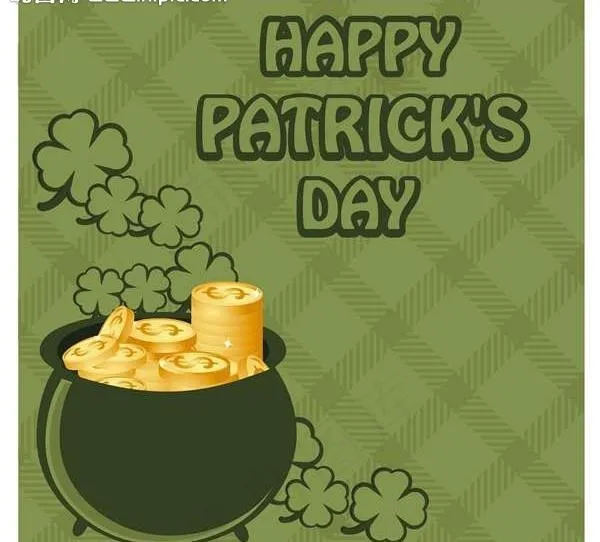 圣帕特里克节图片eps,ai矢量模版下载