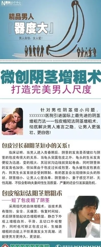 包皮包茎图片cdr矢量模版下载