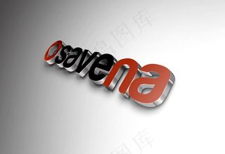 3D-立体标志背景图