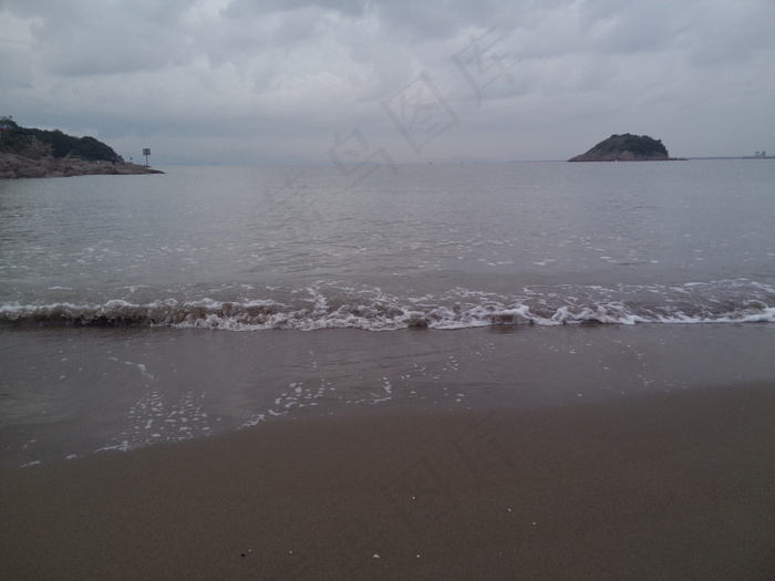 洋沙山海滩图片
