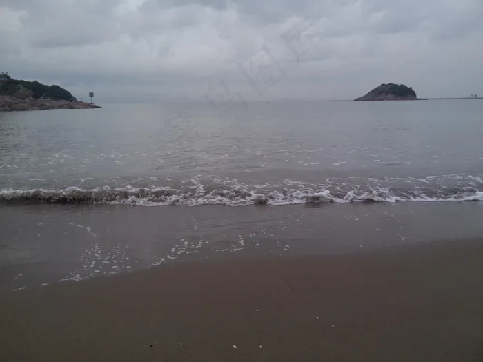 洋沙山海滩图片