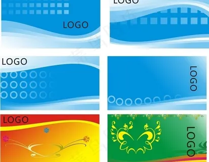 时尚名片模板图片