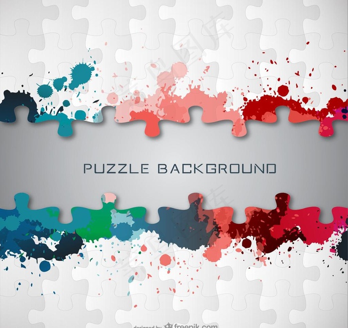 拼图背景图片