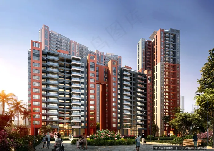 大楼外景效果图图片