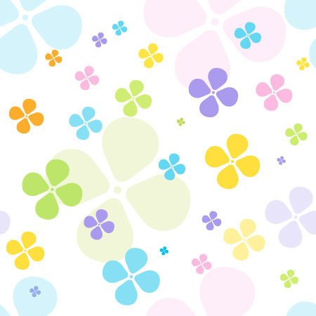 多彩四叶草背景