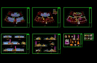 香洲半岛会所A栋施工图