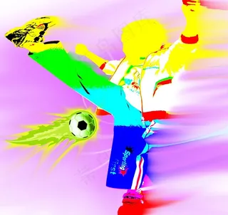 球 火 小孩子 色彩 时尚图片