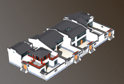 北方四合院建筑cad设计施工图纸（...