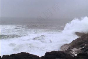 海岸海滩风景画视频素材下载