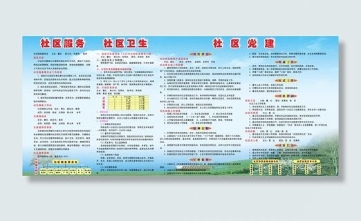 社区服务 社区卫生 社区党建图片