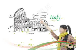 高清PSD分层素材残垣断壁