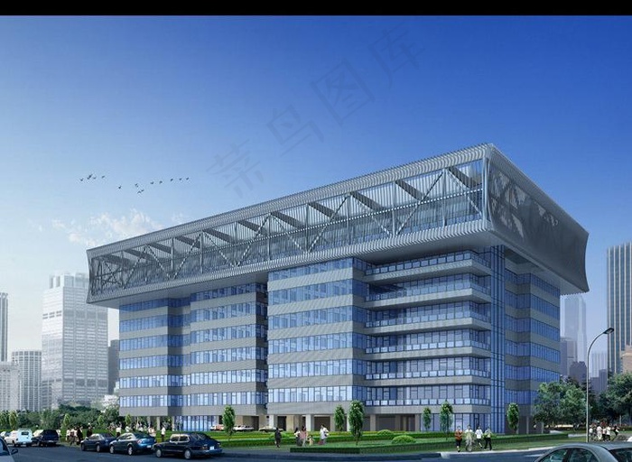 建筑效果图图片(4038X3271(DPI:72))psd模版下载