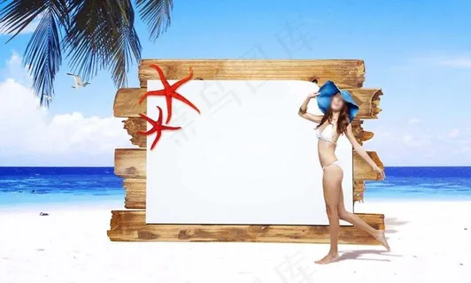 海边美女图片 海边美女图片