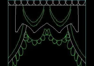 窗帘CAD图块素材31