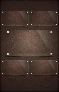 透明模板 皮质背景 玻璃质感