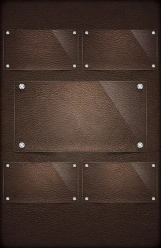 透明模板 皮质背景 玻璃质感