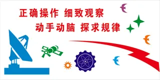 正确操作校园展板