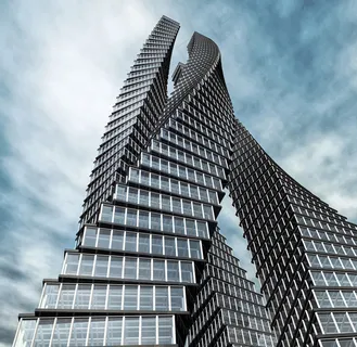 未来玻璃幕墙建筑