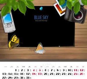 2010年台历12月图片