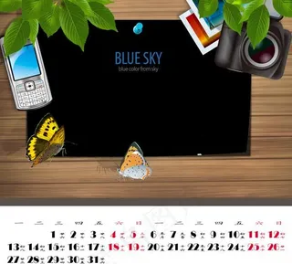 2010年台历12月图片