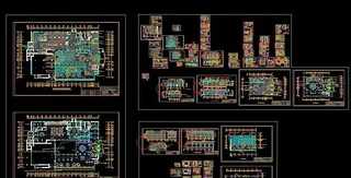 新疆天山大酒店室内装修全套施工图