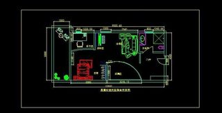 北京某高校艺术学生宿舍平面设计图