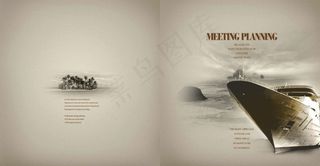 简约型的企业宣传画册封面素材