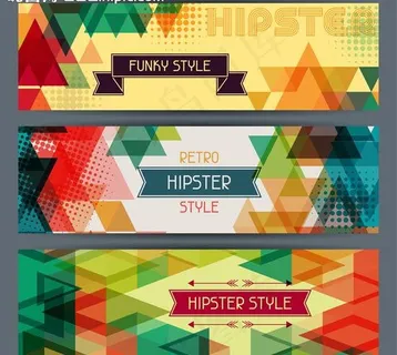 复古风潮流行元素图片