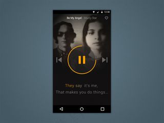 卡拉OK应用程序移动手机APP界面UI