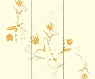 矢量秋画写真图片