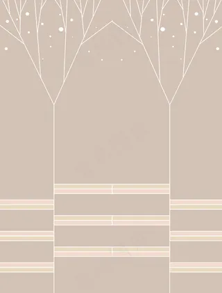 淡色清新移门图案