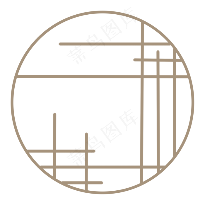 古典中国风边框免扣png