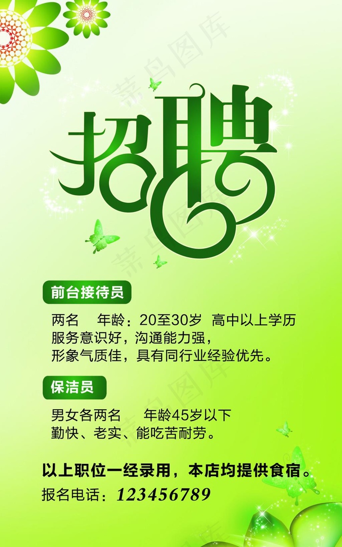 绿色展板背景(2835X4535(DPI:72))psd模版下载