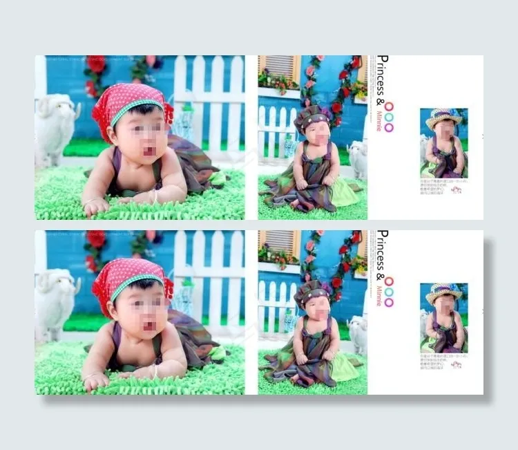 儿童相册背景素材下载(5700X2100(DPI:300))psd模版下载