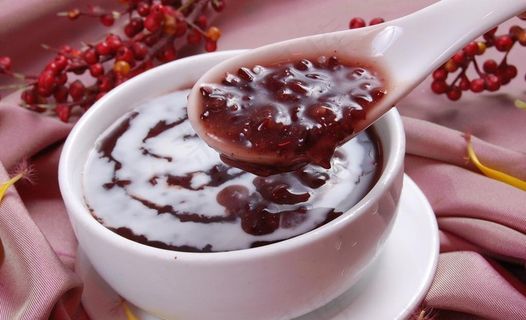 椰汁黑米露图片