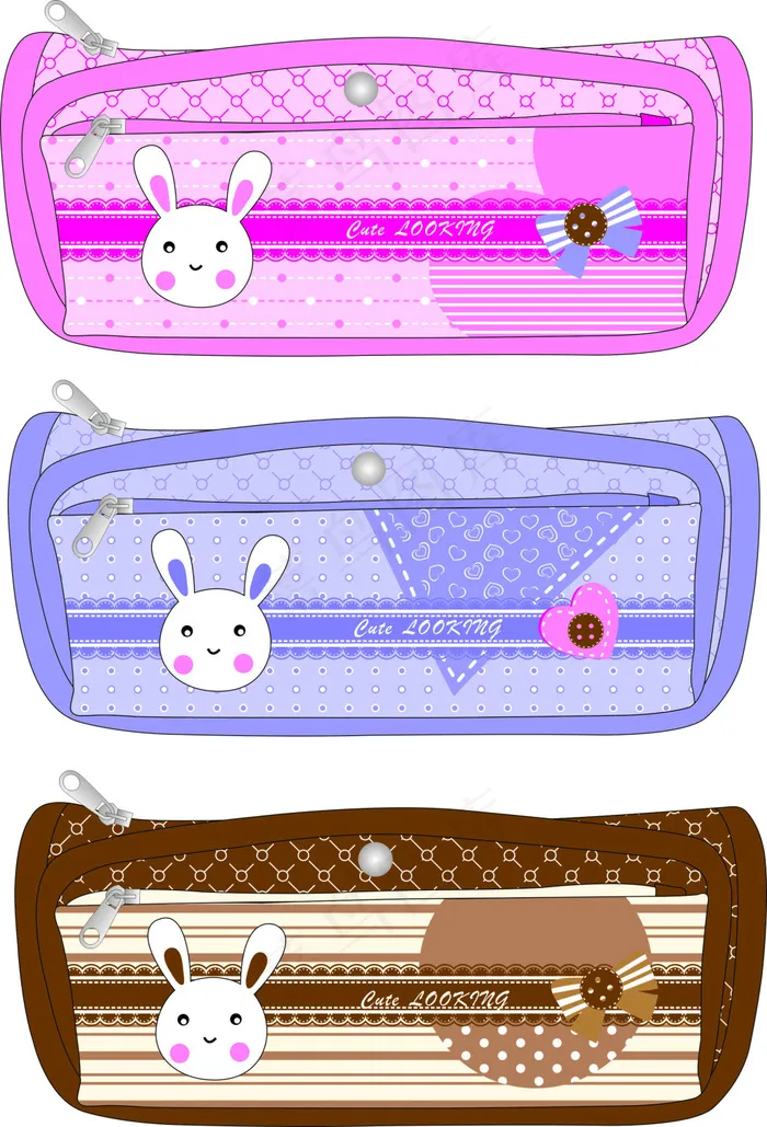 卡通笔袋(210X297)cdr矢量模版下载