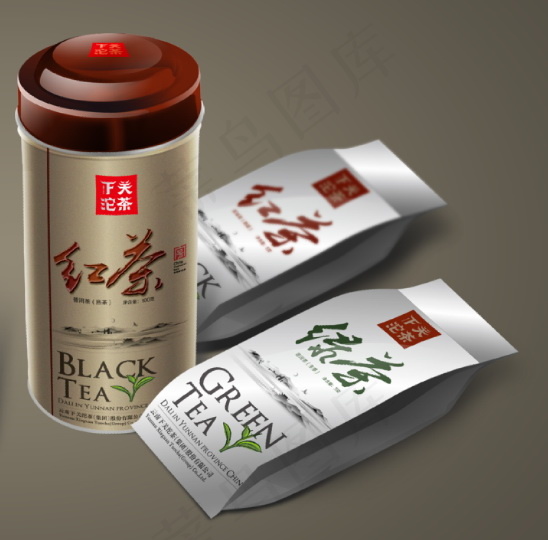 茶叶包装设计psd模版下载