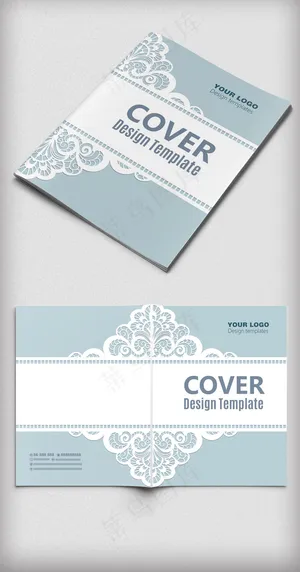 欧式花纹时尚大气封面设计