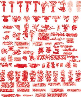 120张中国传统花纹矢量素材 120张中国传统花纹矢量素材