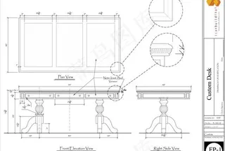 传统的办公桌反向工程从图像