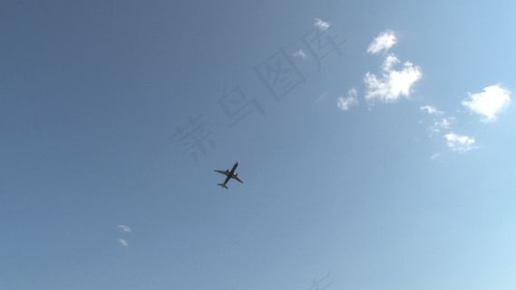 飞机起飞到太阳的2股的录像 视频免...