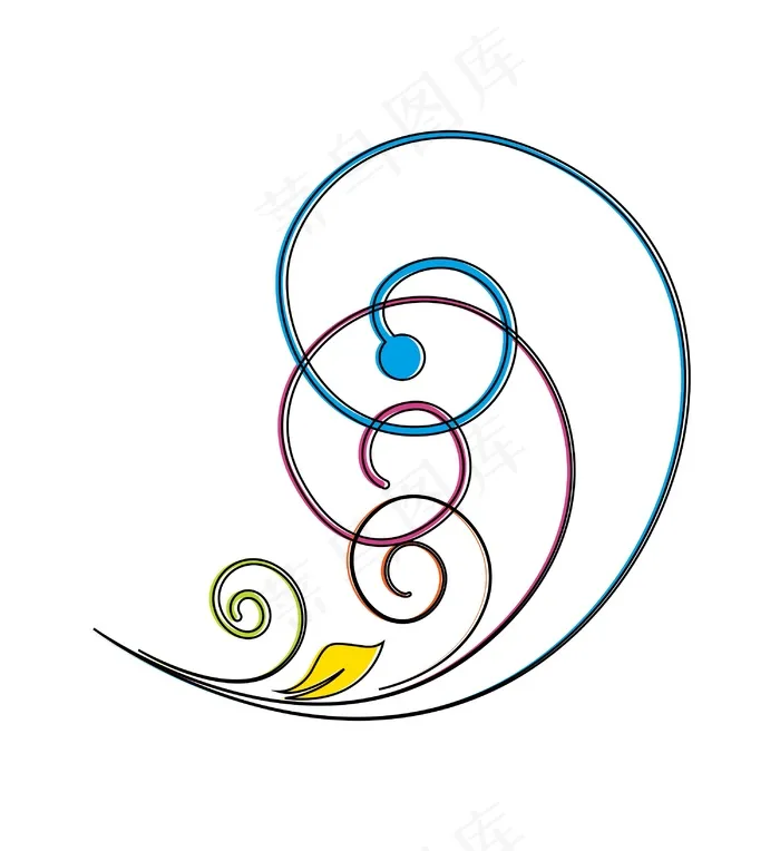 色花剪影矢量eps,ai矢量模版下载