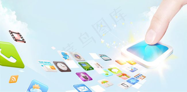 手机APP应用软件宣传PSD分层模板