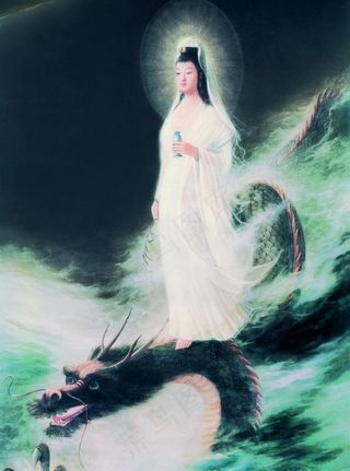 观音显圣真影图片