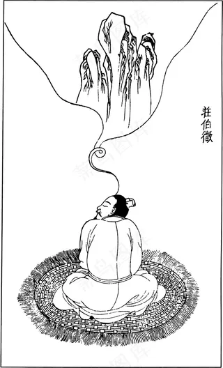 中国古代人物 木刻版画 中国传统文...